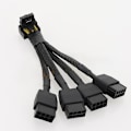 Pikkukuva 5 / 5: 4x 8-nastainen PCIe - 16-nastainen 12VHPWR -liitäntäkaapeli 90 asteen kulmalla GPU RTX4090:lle