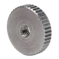Miniatyrbilde 2 av 5: 10 STK M3/M4/M5/M6 Flat Riflet Mutter 304 Rustfritt Stål Riflet Flat Hode Gjennomgående Hull Håndstrammingsmutter [M4]