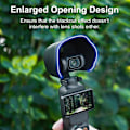 Miniatyrbillede 2 af 4: PULUZ PU895B Objektivskygge Objektivdæksel Objektivhætte Udskiftning til DJI OSMO Pocket 3