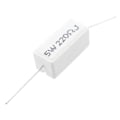 Miniatyrbillede 3 af 3: 10 stk. Aksial Ledning Keramisk Cement Effektmodstand 220 Ohm 5W
