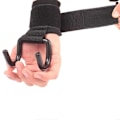 Miniatyrbild 4 av 5: 2 st Lyftkrok Power Hook Handledsrem Halkfri Hård Dragkrok Pull-Up Handrem Grepp Handledsrem Stil:B