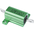 Miniatyrbilde 1 av 5: Grønne Aluminium Chassis Monterte Trådsårte Motstander 10W 10 Ohm 5%