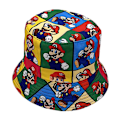 Pikkukuva 1 / 2: Super Mario -aiheinen lasten ämpärihattu, rantakalastajan hattu, kesäaurinkolippis, UV-suoja, ulkoilmatkailun aurinkolippis, lahjat