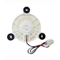 Miniatyrbild 1 av 5: ZWF-30-3 Kylskåpsförångarefläktmotor för kylskåpsfläktmotor Ersättningsdelar DC12V 2.5W