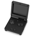 Miniatyrbillede 1 af 5: Beskyttelsesetui i ABS til Nintendo Game Boy Advance GBA SP - Reparationsdelekit - Sort