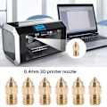 Miniatyrbillede 2 af 5: CR-6 SE 0.4MM Dyse Hotend Dyser til CREALITY CR-10 V2 CR-6 SE Ender-3 Ender-5 Serie 3D Printer