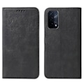 Miniatyrbillede 2 af 5: Magnetisk Lukning Læder Telefon Case til Oppo A54
