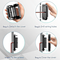 Miniatyrbilde 3 av 5: 12v Usb-uttak Dual Quick Charge 3.0 Bil Usb-porter: 12 Volt Strømuttak Usb-panel Veggmontert Bil Lader Sockel For Marine Rv Motorsykkel Båt Bil Tru