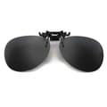 Clip-on Aviator Solglasögon Pilotglasögon Svarta