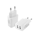 Miniatyrbillede 1 af 3: 5V2A dobbelt-ports europæisk standard multi-port oplader USB-oplader