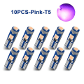 Miniatyrbilde 1 av 2: 10x Signallamper, T5 LED-pære, Canbus 3030smd, W3w W1.2 W, Bilinnvendig lys, Roterende tavleindikator-10stk-hvit-t5 10pcs-white-t5