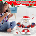 Miniatyrbild 5 av 5: Elektrisk Tomte Leksak, Twerking Tomte, Skakande Tomte Dockor, Jul Elektrisk Dansande Musik Tomte med LED Ljus Docka Julgåva till Barn