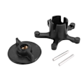 Miniatyrbillede 2 af 5: Båds 3-bladet Propeller Elektrisk Udenbordsmotor Trolling Motor Prop Og Montering Smøremiddel Marine Jolle Udenbordsmotor