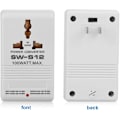 Miniatyrbilde 4 av 4: Reiseadapter for spenningskonvertering, spenningskonverteringstransformatorregulator 100w 110v/120v til 220v/240v Reiseadapter