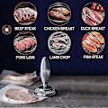 Miniatyrbillede 5 af 5: Vendbar Kødkøller & Hammer Dobbeltsidet Kødkøller Marinering Forberedelsesværktøj