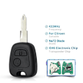 Miniatyrbild 1 av 5: För Citroen C1 C2 C3 C4 Xsara Picasso Berlingo 2002 2003 2004 2005 2006 2007 2008 Bil Fjärrnyckel 433mhz ID46 Chip