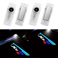 Pikkukuva 2 / 5: 2 kpl/setti Auton oven tervetulovalo LED E53 E70 F15 G05 X5 logolle HD-projektori Varjolamppu Logo Auton ulkotarvikkeet