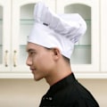 Miniatyrbild 2 av 3: Fashion Bagare Kock Justerbar Catering Elastisk Kök Kock Hatt Herr Keps