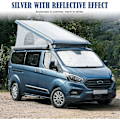 Miniatyrbild 2 av 5: För Ford Transit 2006-2014 Interna Termiska Gardiner Fönsterskydd Persienn Solskydd Solvisir Skärmskydd Kit
