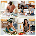 Miniatyrbilde 5 av 5: Visuell timer for barn, digital timer med 60-minutters nedtelling, stille timer for skrivebordstimerklokke for å studere, undervise B