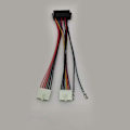 Miniatyrbillede 3 af 5: 1 stk. 20-pin ATX til 2-port 6-pin AT-konverterkabel til computer