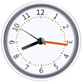 Miniatyrbilde 1 av 4: Mini dusjklokke Vanntett Ip24 Veggklokke Sugkopp Baderomsklokke Akryl Face Suction Clock (haoyi