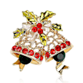 Miniatyrbillede 4 af 5: 9 Stykker Rhinestone Krystal Julebroche