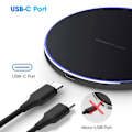 Miniatyrbillede 4 af 5: Oplader til Samsung - Hurtig oplader 20W USB-C - Strøm +Kabe Hvid adapter+Kabe