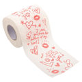 Miniatyrbillede 1 af 2: 1 Rulle Toiletpapir med Valentinsdag Print - Valentinsdag Trykt Serviet - Badeværelsesrulle - Vævspapir