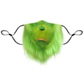 Pikkukuva 2 / 4: Grinch Cosplay Säädettävä Kasvomaski Ja Hanskat Aikuisten Unisex Muodikkaat Cosplay-Pukuvarusteet