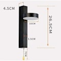 Miniatyrbillede 3 af 5: 9W LED væglampe med tre farver og 360° roterbar træk-kontakt indendørs LED væglampe til stue soveværelse køkken