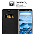 Miniatyrbild 4 av 5: Nokia 6.1 Skal - Skyddande Skal med Ställfunktion och Kortfack