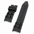 Miniatyrbillede 1 af 5: 26mm Sort Gummirem til Invicta Pro Diver Collection Chronograph