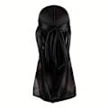 Miniatyrbilde 2 av 3: Silke Durag Dusjhette Bandana Silky Du Rag Doo Rag Lang Hale Bølger Cap - Baderomstilbehør for Menn