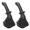 Miniatyrbilde 1 av 5: Gravemaskin Joystick Spak, 2-pakke 3-knapps Gravemaskin Joystickgrep med støvdeksel Erstatning for DH DX150 215 225 300 370-9C