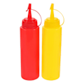 Miniatyrbilde 2 av 3: 2 stk. Fake Sennep Ketchup Flaske Morsom Fake Salatdressing Flaske Spøk Leker  Krydder Spruteflaske Leke For Voksne Barn Halloween Fest