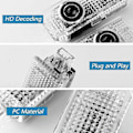 Miniatyrbilde 3 av 5: 4 stk. LED-dørlys for Land Rover, 3D trådløs Esy-projektor