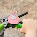 Miniatyrbilde 3 av 4: Enhjørning Sykkelbjelle for Barn Sykkelbjelle Horn Tegneserie Design Sikker Sykkelring Horn For Sykler, Sparkesykler Sykkelstyre Rosa