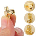 Miniatyrbillede 5 af 5: SMA Han til To SMA Hun Triple T RF Adapter Konnektor 3-vejs Splitter NY