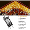 Miniatyrbild 2 av 5: 2-pack Transformator 31V 6W LED Strömförsörjning, Lågspänningsadapter Blinkande IP44 med 8 lägen, Timer och Minnesfunktion för Julbelysning
