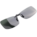 Miniatyrbillede 4 af 5: Unisex Transparente Mørkegrønne Polariserende Solbriller Clip On Briller