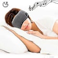 Miniatyrbild 3 av 5: Bluetooth Trådlös Sömnmask med Inbyggda Hörlurar - Grå Tvättbar Sovmask