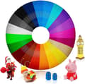 Pla 3D Filament, 1,75 mm 3D Refill, 5M 3D Filament 20 Farver Hver, Egnet til Børn og Voksne, 3D Pen Tilbehørsfilament til 3D Printer Pen
