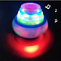 Miniatyrbilde 2 av 5: 3-pak Lysende Blinkende Spinn Topper for Barn - Magisk Blinkende Musikk Gyro Spinn Topp Gyroskop Morsomme UFO LED Lysende Leke