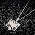 Pikkukuva 3 / 3: 2 kpl Albanian Eagle -kaulakorua, Statement Clavicle Chain -kaulakorun riipus, hopea ja kulta lapsille, miehille, hopea