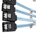 Pikkukuva 3 / 5: 2 kpl 4x Sata - Sata kaapelia 4 porttia/sarja Tietokaapeli 7 nastaa Sata kaapeli 6gbps Sata - Sata HDD kaapeli Cor