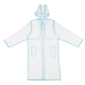 Pikkukuva 2 / 5: Muodikas Unisex EVA Sadetakki Läpinäkyvä Pitkä Sadetakki Ulkokäyttöön Kirkas Sadetakki (XL)