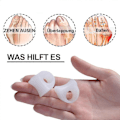 Miniatyrbild 5 av 5: [10x] Tåseparator, Tåseparatorer Ortos för Överlappande Tår, Hallux Valgus, Hammartå