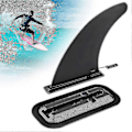 Miniatyrbild 1 av 5: 8 Tums Avtagbar Universal Surfbräda Sup-Fena Med Fenbas, Avtagbar Centerfena Stand Up Paddlebräda