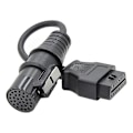 Pikkukuva 1 / 4: Iveco 30-nastainen uros - OBDII 16-nastainen naaras kuorma-auton adapterikaapeli